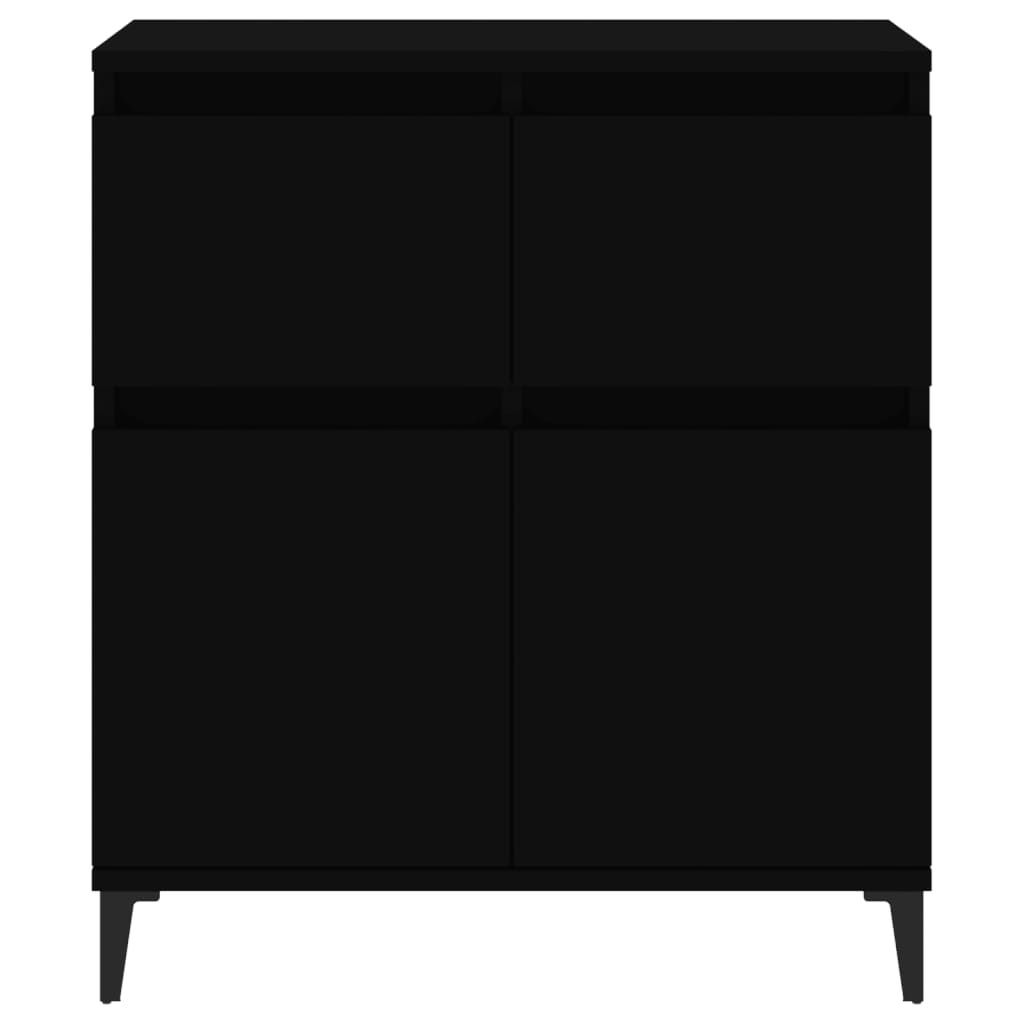 Sideboard Schwarz 60x35x70 cm Holzwerkstoff