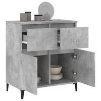 Thumbnail for Sideboard Betongrau 60x35x70 cm Holzwerkstoff
