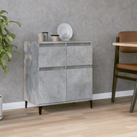 Thumbnail for Sideboard Betongrau 60x35x70 cm Holzwerkstoff
