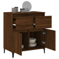 Thumbnail for Sideboard Braun Eichen-Optik 60x35x70 cm Holzwerkstoff