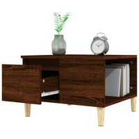 Thumbnail for Couchtisch Braun Eichen-Optik 55x55x36,5 cm Holzwerkstoff