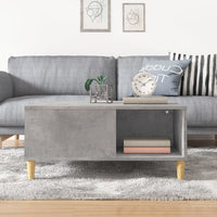 Thumbnail for Couchtisch Betongrau 80x80x36,5 cm Holzwerkstoff