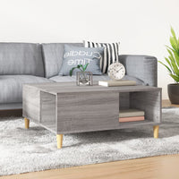 Thumbnail for Couchtisch Grau Sonoma 80x80x36,5 cm Holzwerkstoff