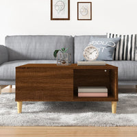 Thumbnail for Couchtisch Braun Eichen-Optik 80x80x36,5 cm Holzwerkstoff