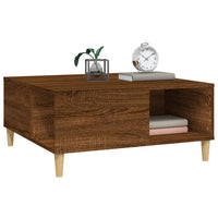 Thumbnail for Couchtisch Braun Eichen-Optik 80x80x36,5 cm Holzwerkstoff