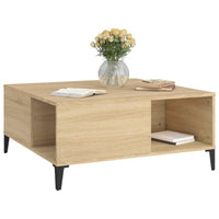 Thumbnail for Couchtisch Sonoma-Eiche 80x80x36,5 cm Holzwerkstoff