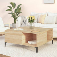 Thumbnail for Couchtisch Sonoma-Eiche 80x80x36,5 cm Holzwerkstoff