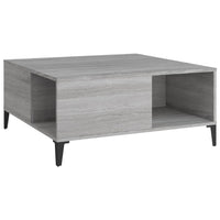 Thumbnail for Couchtisch Grau Sonoma 80x80x36,5 cm Holzwerkstoff