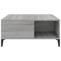 Thumbnail for Couchtisch Grau Sonoma 80x80x36,5 cm Holzwerkstoff