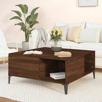 Thumbnail for Couchtisch Braun Eichen-Optik 80x80x36,5 cm Holzwerkstoff