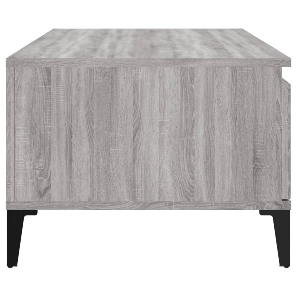 Couchtisch Grau Sonoma 90x50x36,5 cm Holzwerkstoff