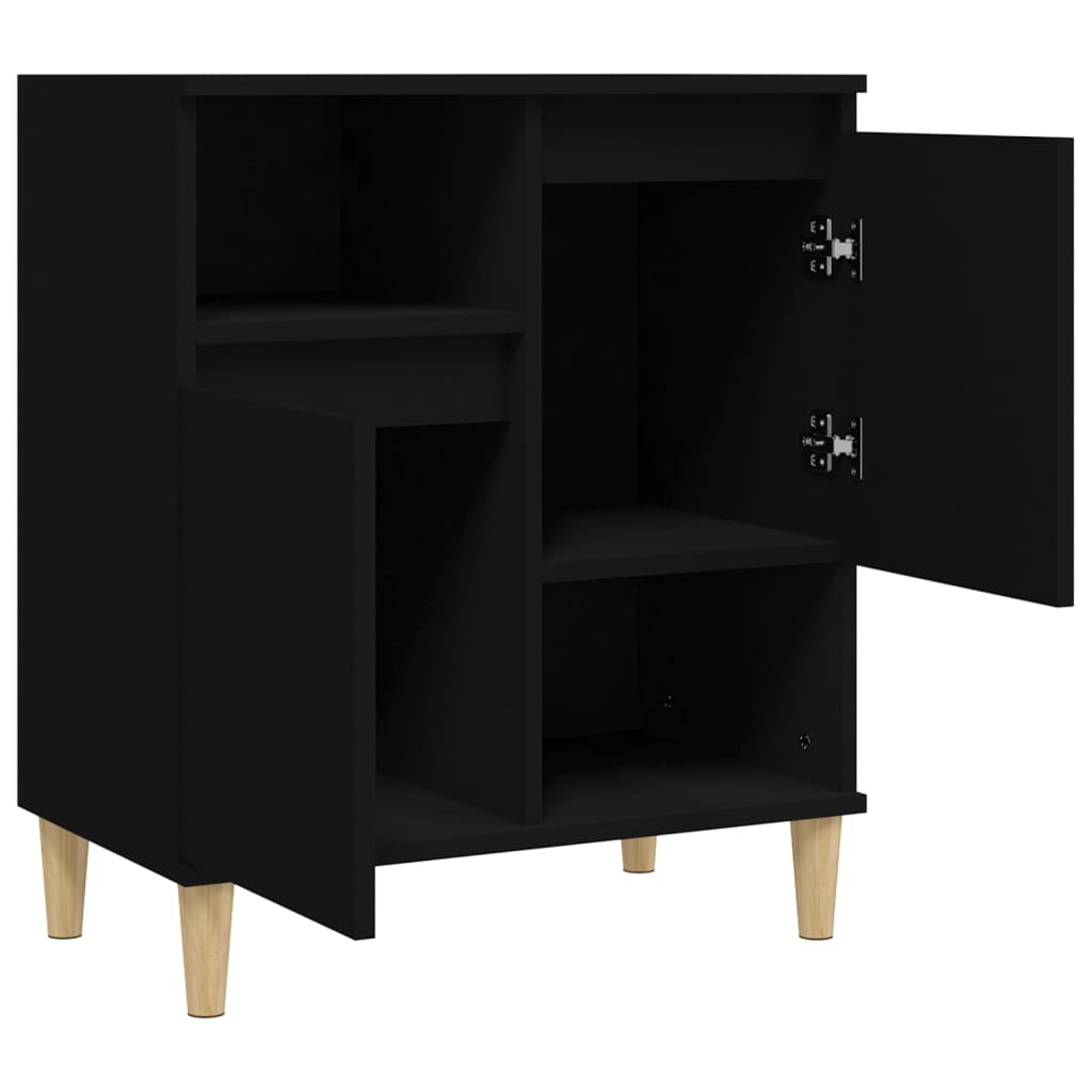 Sideboard Schwarz 60x35x70 cm Holzwerkstoff