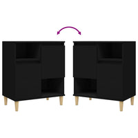 Thumbnail for Sideboard Schwarz 60x35x70 cm Holzwerkstoff