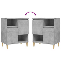Thumbnail for Sideboard Betongrau 60x35x70 cm Holzwerkstoff