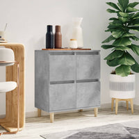 Thumbnail for Sideboard Betongrau 60x35x70 cm Holzwerkstoff