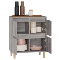 Thumbnail for Sideboard Grau Sonoma 60x35x70 cm Holzwerkstoff