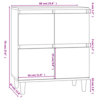 Thumbnail for Sideboard Grau Sonoma 60x35x70 cm Holzwerkstoff