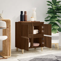 Thumbnail for Sideboard Braun Eichen-Optik 60x35x70 cm Holzwerkstoff