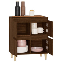Thumbnail for Sideboard Braun Eichen-Optik 60x35x70 cm Holzwerkstoff