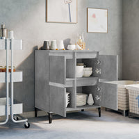 Thumbnail for Sideboard Betongrau 60x35x70 cm Holzwerkstoff