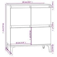 Thumbnail for Sideboard Grau Sonoma 60x35x70 cm Holzwerkstoff