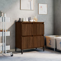 Thumbnail for Sideboard Braun Eichen-Optik 60x35x70 cm Holzwerkstoff