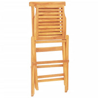 Thumbnail for Gartenstühle 2 Stk. Klappbar 47x63x90 cm Massivholz Teak