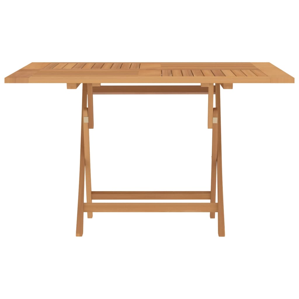 Gartentisch Klappbar 110x110x75 cm Massivholz Teak