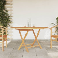 Thumbnail for Gartentisch Klappbar 110x110x75 cm Massivholz Teak