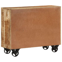 Thumbnail for Sideboard 80x30x65 cm Massives Raues Mangoholz
