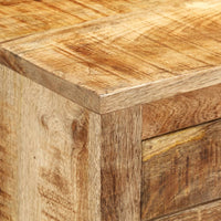 Thumbnail for Sideboard 80x30x65 cm Massives Raues Mangoholz