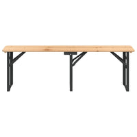 Thumbnail for 3-tlg. Biertisch-Set Klappbar Massivholz Tanne