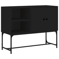 Thumbnail for Sideboard Schwarz 100x40x79,5 cm Holzwerkstoff