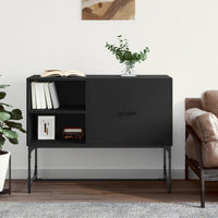 Thumbnail for Sideboard Schwarz 100x40x79,5 cm Holzwerkstoff