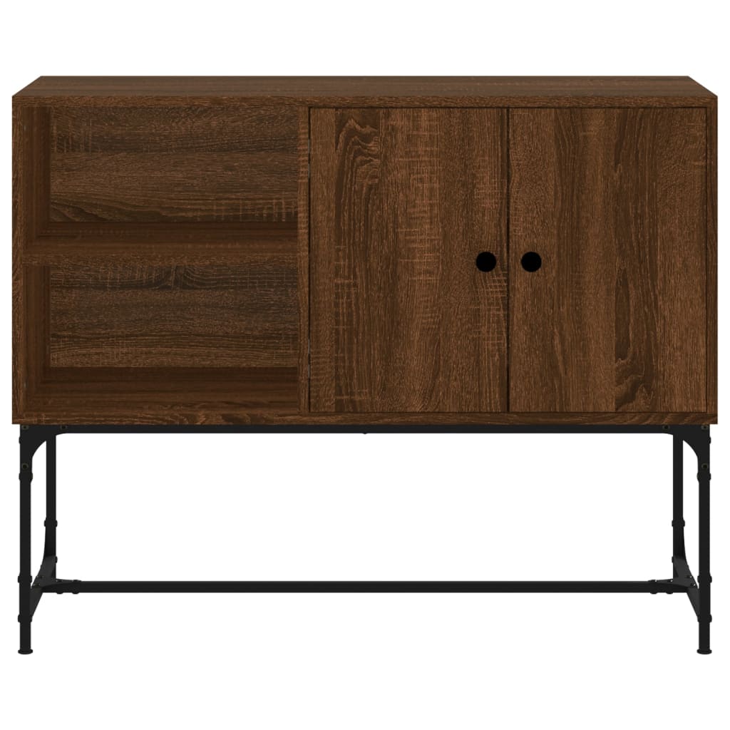 Sideboard Braun Eichen-Optik 100x40x79,5 cm Holzwerkstoff