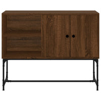 Thumbnail for Sideboard Braun Eichen-Optik 100x40x79,5 cm Holzwerkstoff