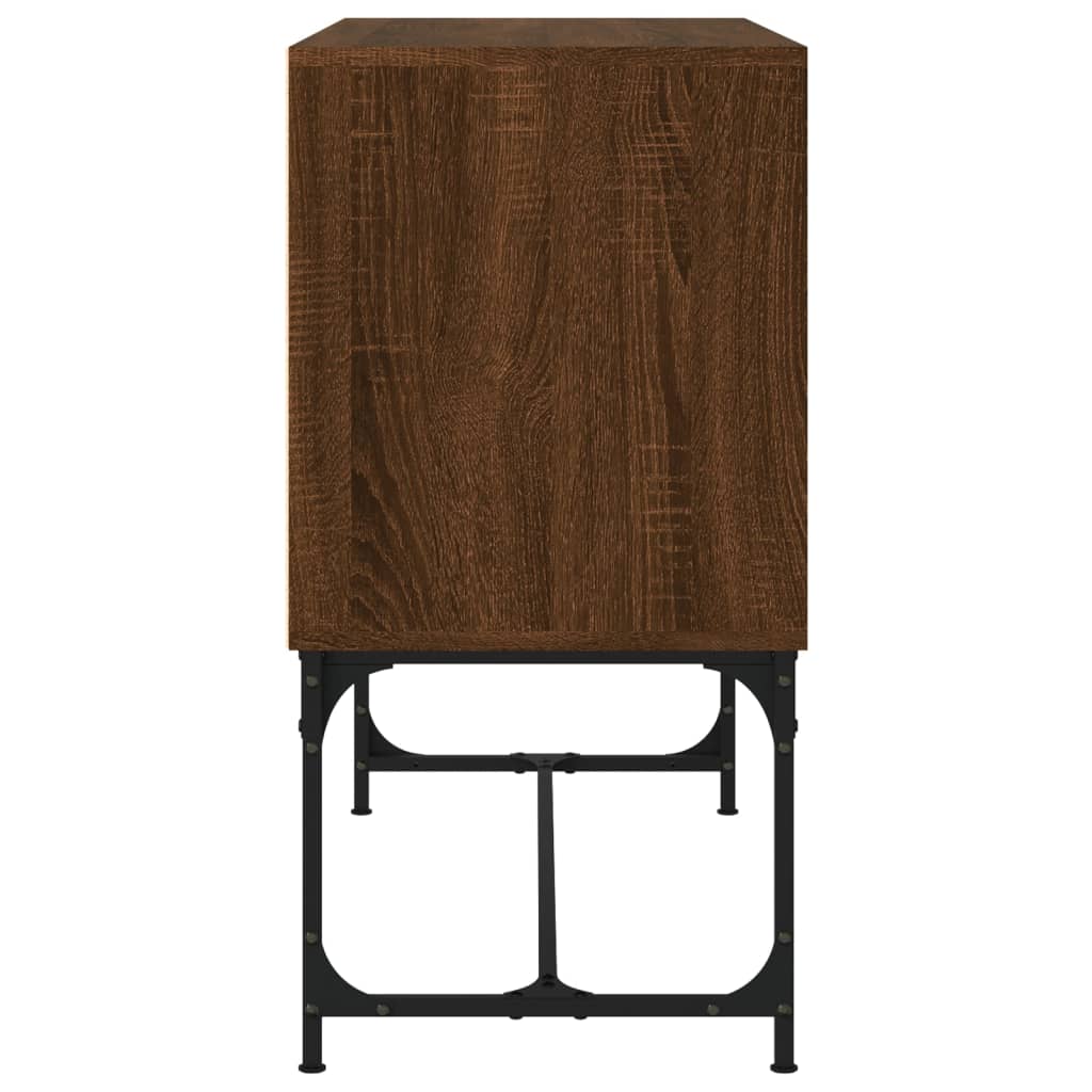 Sideboard Braun Eichen-Optik 100x40x79,5 cm Holzwerkstoff