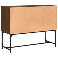 Thumbnail for Sideboard Braun Eichen-Optik 100x40x79,5 cm Holzwerkstoff