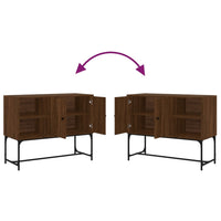 Thumbnail for Sideboard Braun Eichen-Optik 100x40x79,5 cm Holzwerkstoff