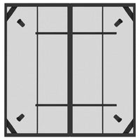 Thumbnail for Gartentisch Anthrazit 100x100x72 cm Stahlgitter