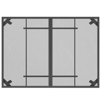 Thumbnail for Gartentisch Anthrazit 110x80x72 cm Stahlgitter
