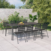 Thumbnail for Gartentisch Anthrazit 200x100x71 cm Stahl