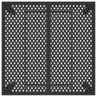 Thumbnail for Gartentisch Anthrazit 100x100x72 cm Stahl