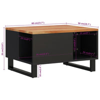 Thumbnail for Couchtisch 60x50x35 cm Massivholz Akazie