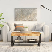 Thumbnail for Couchtisch 90x50x40 cm Massivholz Mango