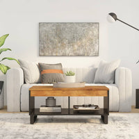 Thumbnail for Couchtisch 90x50x40 cm Massivholz Mango