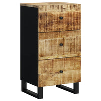 Thumbnail for Sideboard mit 3 Schubladen 40x33,5x75 cm Massivholz Mango