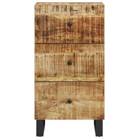 Thumbnail for Sideboard mit 3 Schubladen 40x33,5x75 cm Massivholz Mango