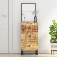 Thumbnail for Sideboard mit 3 Schubladen 40x33,5x75 cm Massivholz Mango