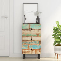 Thumbnail for Sideboard mit 3 Schubladen 40x33,5x75 cm Altholz Massiv
